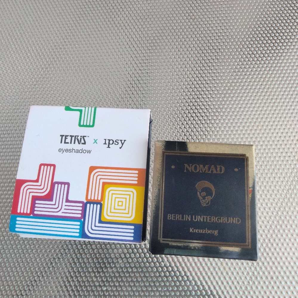 Tetris x Ipsy and Nomad eyeshadows new